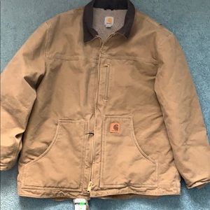 Carhartt Sandstone Sherpa Lined Coat